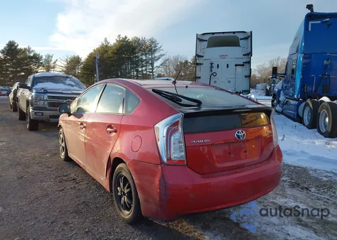 2013 Toyota Prius Two from USA, damaged, VIN JTDKN3DU4D5583500